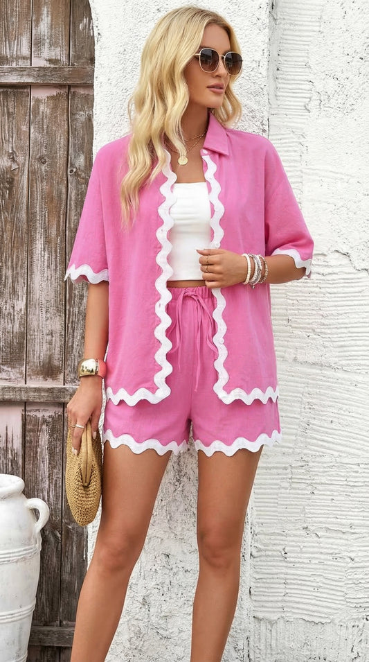 Ensembles chemises short d'été