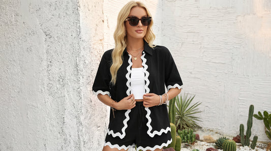 Summer shirt and shorts sets